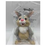 Disney Bambi and Thumper Plush Toys with Collectible Tin and Bowl Set