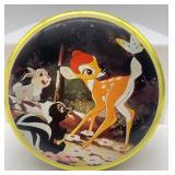 Disney Bambi and Thumper Plush Toys with Collectible Tin and Bowl Set