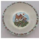 Disney Bambi and Thumper Plush Toys with Collectible Tin and Bowl Set