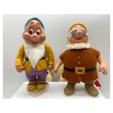 Collection of 7 Vintage Gund Dwarfs Plush and Figures