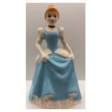 Vintage Walt Disney Cinderella and Prince Charming Ceramic Figurines
