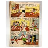 Vintage Disney Pinocchio Comic Book and 1939 Wind-Up Pinocchio Toy