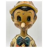 Vintage Disney Pinocchio Comic Book and 1939 Wind-Up Pinocchio Toy