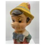 Vintage Disney Pinocchio Figurine Set with Collector