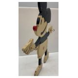 Collection of Vintage Disney Figurines and Wall Plaques featuring Mickey Mouse and Donald Duck