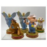 Set of 12 Disney Character Figurines - Mary Poppins, Alice, Tarzan, and More