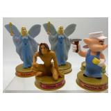 Set of 12 Disney Character Figurines - Mary Poppins, Alice, Tarzan, and More