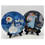 Collectors Set of 2 Disney Cinderella Plates by Knowles