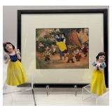Disney Snow White Framed Print and Figurine Set