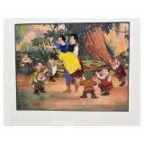 Disney Snow White Framed Print and Figurine Set