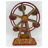 J. Chein Vintage Tin Ferris Wheel Toy