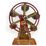 J. Chein Vintage Tin Ferris Wheel Toy