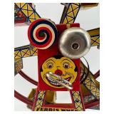 J. Chein Vintage Tin Ferris Wheel Toy