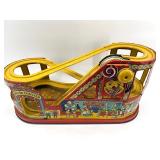 Vintage J. Chein & Co. Tin Litho Roller Coaster Toy