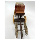 Vintage Northwestern Stage Lines Tin Toy Stagecoach with Horses