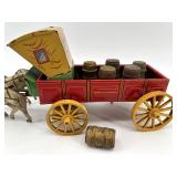 Vintage Tin Horse-Drawn Wagon Toy by Northwestern Products Co.