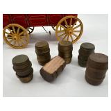 Vintage Tin Horse-Drawn Wagon Toy by Northwestern Products Co.
