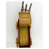 Vintage Tin Horse-Drawn Wagon Toy by Northwestern Products Co.