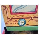 Vintage Tin Horse-Drawn Wagon Toy by Northwestern Products Co.