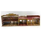 Wooden Old West Town Model Set with Detailed Storefronts
