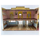 Wooden Old West Town Model Set with Detailed Storefronts