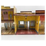 Wooden Old West Town Model Set with Detailed Storefronts
