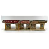Wooden Old West Town Model Set with Detailed Storefronts