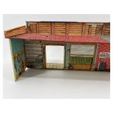 Wooden Old West Town Model Set with Detailed Storefronts