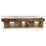 Wooden Old West Town Model Set with Detailed Storefronts
