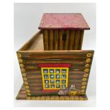 Vintage Metal Pony Express Trading Post & Fort Superior Playset