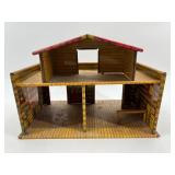 Vintage Metal Pony Express Trading Post & Fort Superior Playset