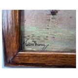 Vintage Ship Model and Walter Thomas Maritime Print Set