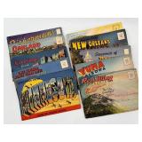 Collection of Vintage Travel Postcard Souvenirs