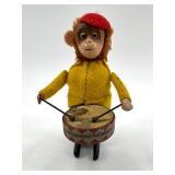 Vintage Schuco Drumming Monkey Toy