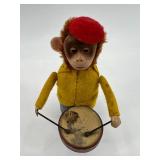 Vintage Schuco Drumming Monkey Toy
