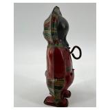 Vintage J. Chein Wind-Up Tin Indian Chief Toy