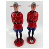 Collection of Royal Canadian Mounted Police Figurines and Horse