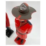 Collection of Royal Canadian Mounted Police Figurines and Horse