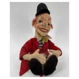 Set of 3 Vintage Clown Dolls Including Artisan and Bendy Clowns