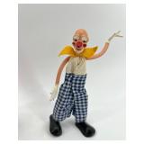 Set of 3 Vintage Clown Dolls Including Artisan and Bendy Clowns