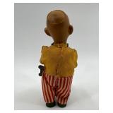 Set of 3 Vintage Wind-Up Clown Toys for Parts or Repair