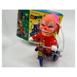 Vintage Roli Zoli and Mechanical Clown Tricycle Toys