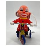 Vintage Roli Zoli and Mechanical Clown Tricycle Toys