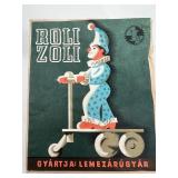 Vintage Roli Zoli and Mechanical Clown Tricycle Toys