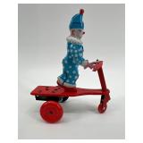 Vintage Roli Zoli and Mechanical Clown Tricycle Toys