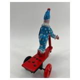 Vintage Roli Zoli and Mechanical Clown Tricycle Toys