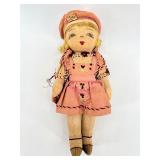 Collection of 3 Uncle Sam Glasses, Doll, and Little Moppet Figurines