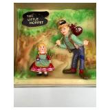 Collection of 3 Uncle Sam Glasses, Doll, and Little Moppet Figurines