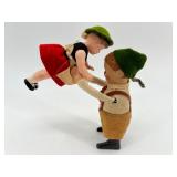 Set of 4 Schuco Germany Wind-Up Dancing Figures