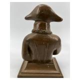 Set of 2 Vintage Cast Metal Figurines: Courvoisier & Schmidt